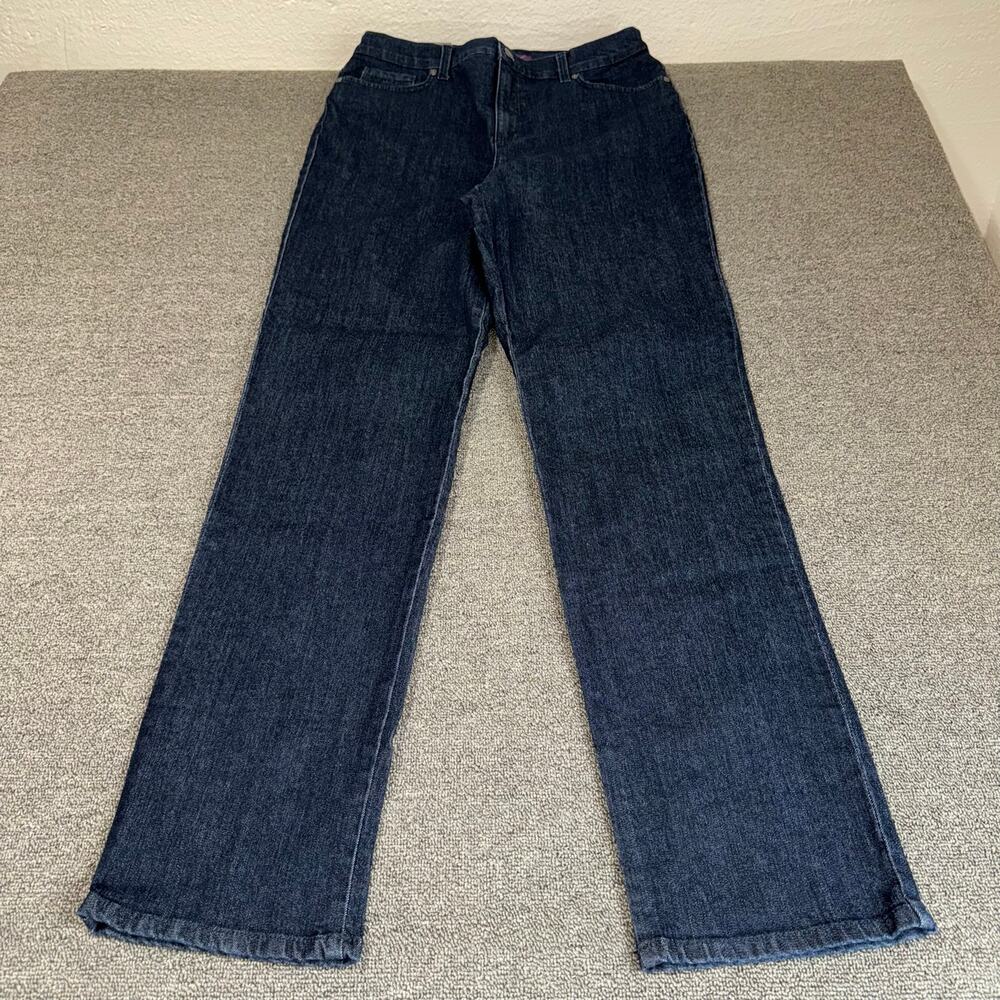 NWT Gloria Vanderbilt Womens Amanda Classic Tapered Blue Jean Straight 12 Tall